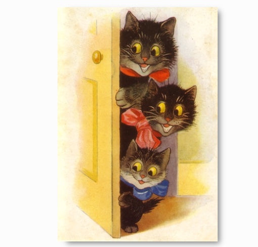 Three Amused Cats