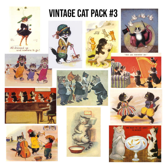 Vintage Cat Trade Pack #3