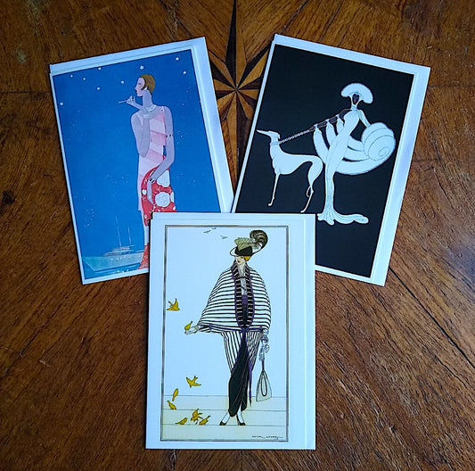 Art Deco Lady Mini Pack - 3 cards