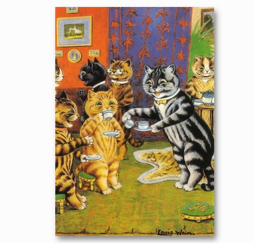 Afternoon Tea by Louis Wain