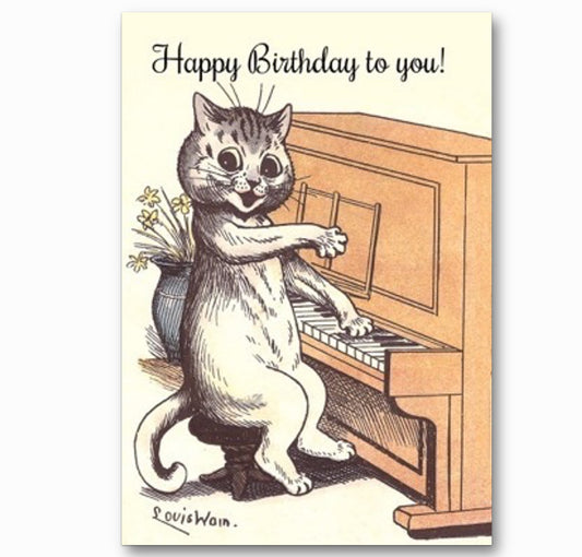 Happy Birthday To You by Louis Wain