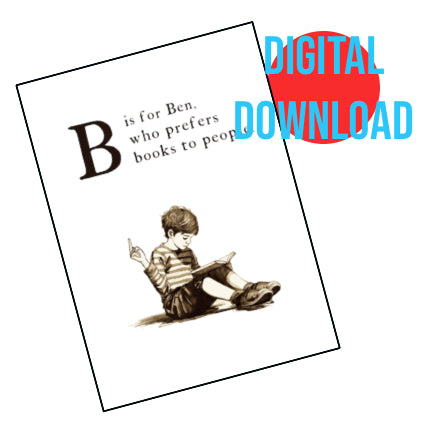 B is for Ben Digital Download