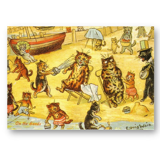 On the Sands by Louis Wain