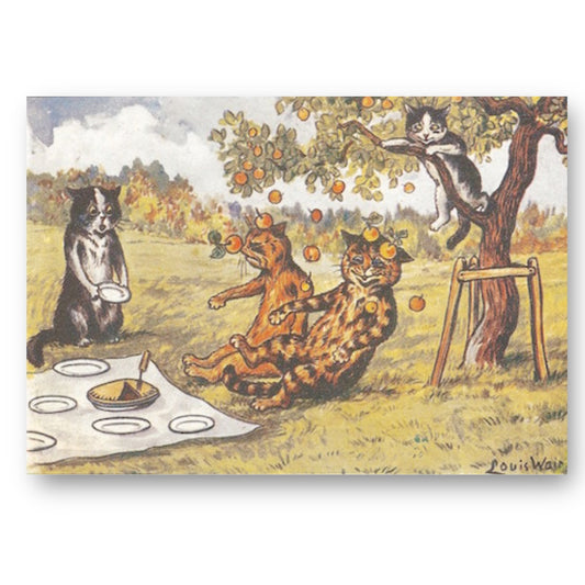 The Picnic by Louis Wain
