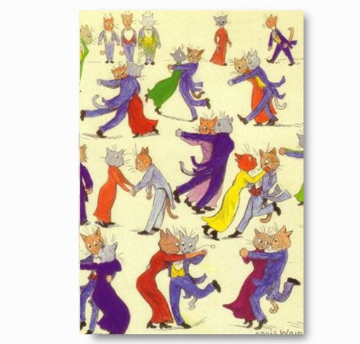 Dancing Up To Date by Louis Wain