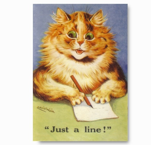 Just a Line by Louis Wain