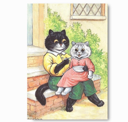 Lunch Time by Louis Wain