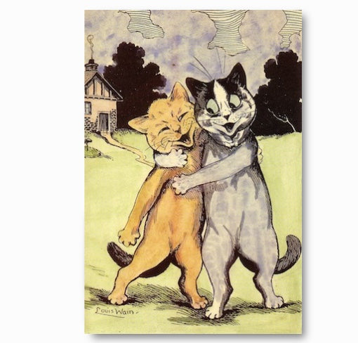 A Couple of Cats by Louis Wain