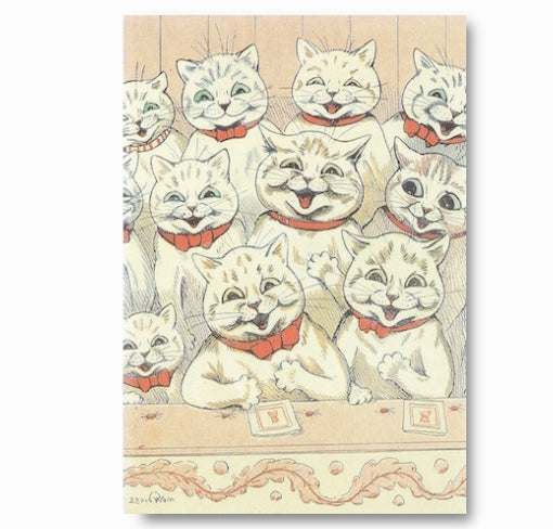 In The Theatre by Louis Wain