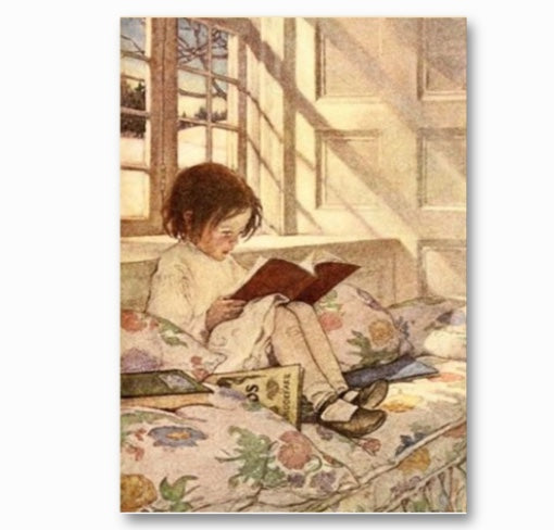 Winter Reading by Jessie Willcox Smith