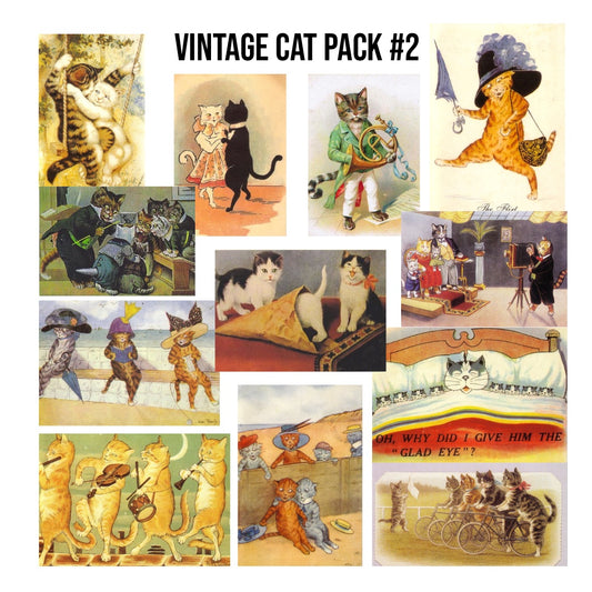 Vintage Cat Trade Pack #2