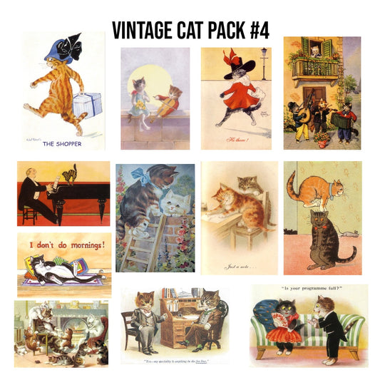 Vintage Cat Trade Pack #4
