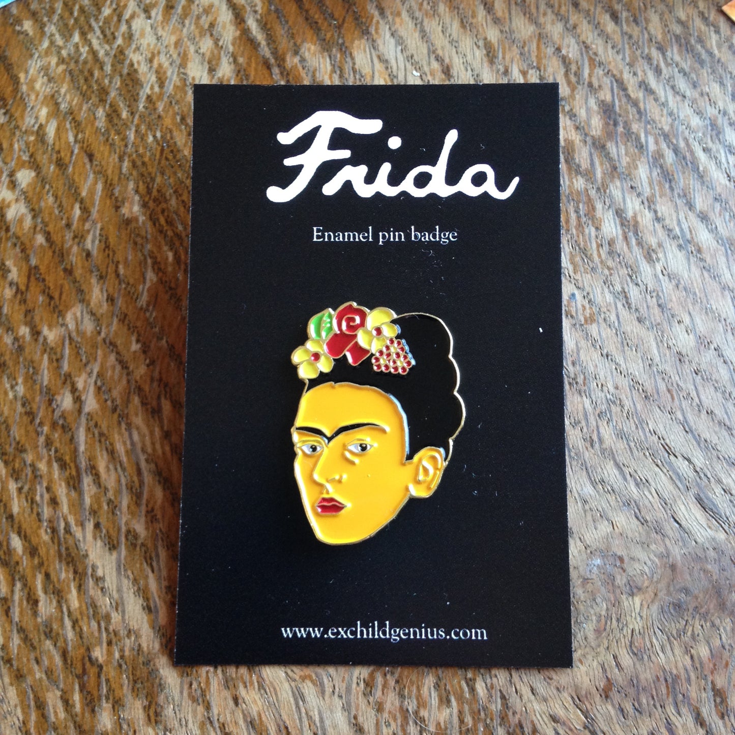 Frida Kahlo Enamel Pin Badge Art History