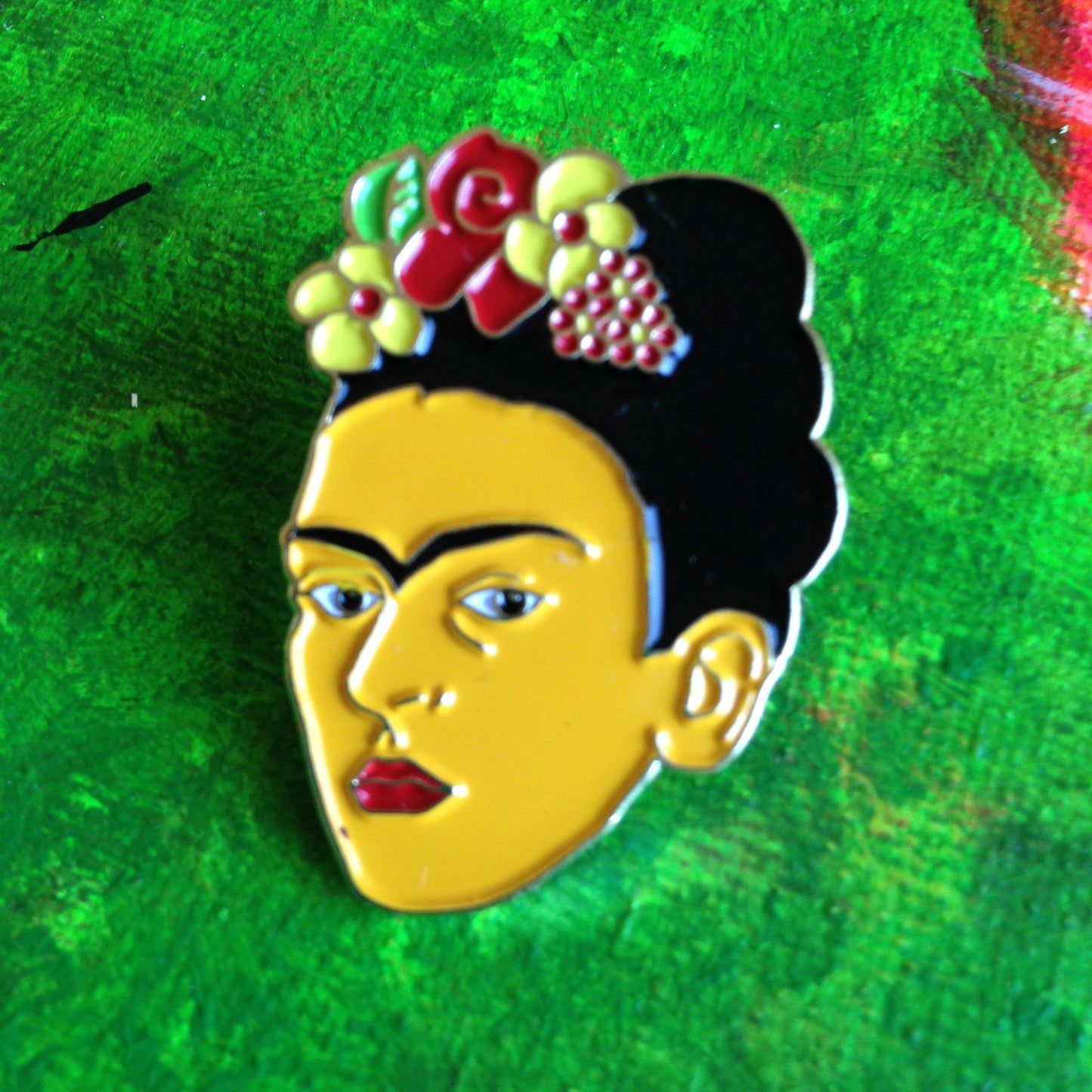 Frida Kahlo Enamel Pin Badge Art History