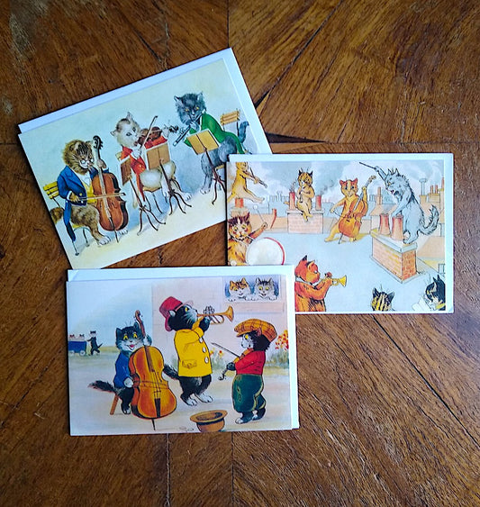 Musical Cats Mini Pack - 3 cards.